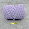thumbnail image 1 of New Striped Core Spun Crochet Yarn Ice Silk Feeling Polyester Cotton Rope for Handbag Pet Nest Fashion Home Decoration, 1 of 7