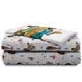 thumbnail image 3 of Encanto The Family Madrigal Kids 3-Piece Twin Sheet Set, Microfiber, White, Disney, 3 of 4