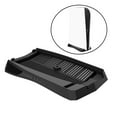 thumbnail image 4 of Vertical Base Stand Holder, Game Console Cooling Bracket Holder, Save Space Easy to Install for PS5 Optical Drive Game Console Parts Accessory , Black, 4 of 8