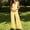 Yellow, variant on Purcolt 2 Piece Matching Set for Women Dressy Casual Stripes V Neck Sleeveless Shirts High Waisted Wide Leg Pants Comfort Loose Fit Business Work Office Outfits