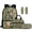 Camo Hunting Fishing Print, variant on Camo Hunting Deer Kids Backpack Set of 5 for Boys Lightweight School Bag with Lunch Bag, Pencil Case and Bookmarks Breathable School Backpack for 9-12 Years Old