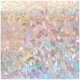 thumbnail image 1 of Stained Glass Rainbow Window Film Privacy: 3D Window Film Non-Stick Static Cling Window Film Decorative (44.5*200cm), 1 of 5