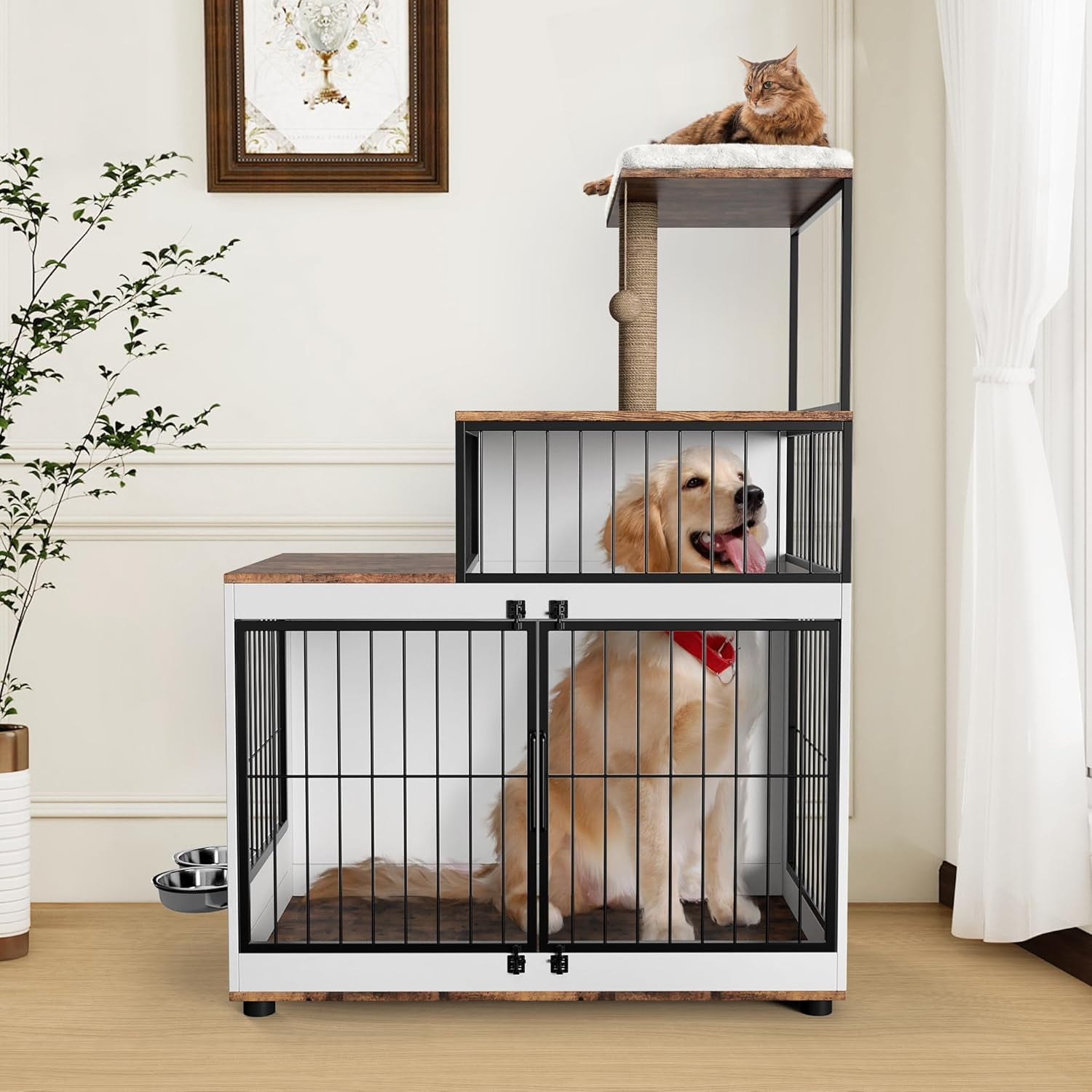 Contemporary Home Living Black Rectangular Medium Slide