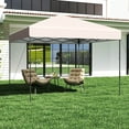 thumbnail image 2 of Gymax 10 X 10 FT Pop up Canopy Tent w/ Portable Carrying Bag 8 Stakes 4 Wind Ropes Yellow, 2 of 10