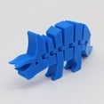 thumbnail image 5 of Clever Contraption Friendly Fidget Triceratops | Flat Articulating Sensory Dino for and Adults, 5 of 9