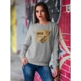 thumbnail image 2 of Vintage Music Festival Poster  Sweatshirt Women -Image by Shutterstock, Female Medium, 2 of 4