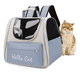 thumbnail image 1 of Mochila Para Mascotas Portátil Bolsa Viaje Para Gatos Perros Xtellar azul, 1 of 4