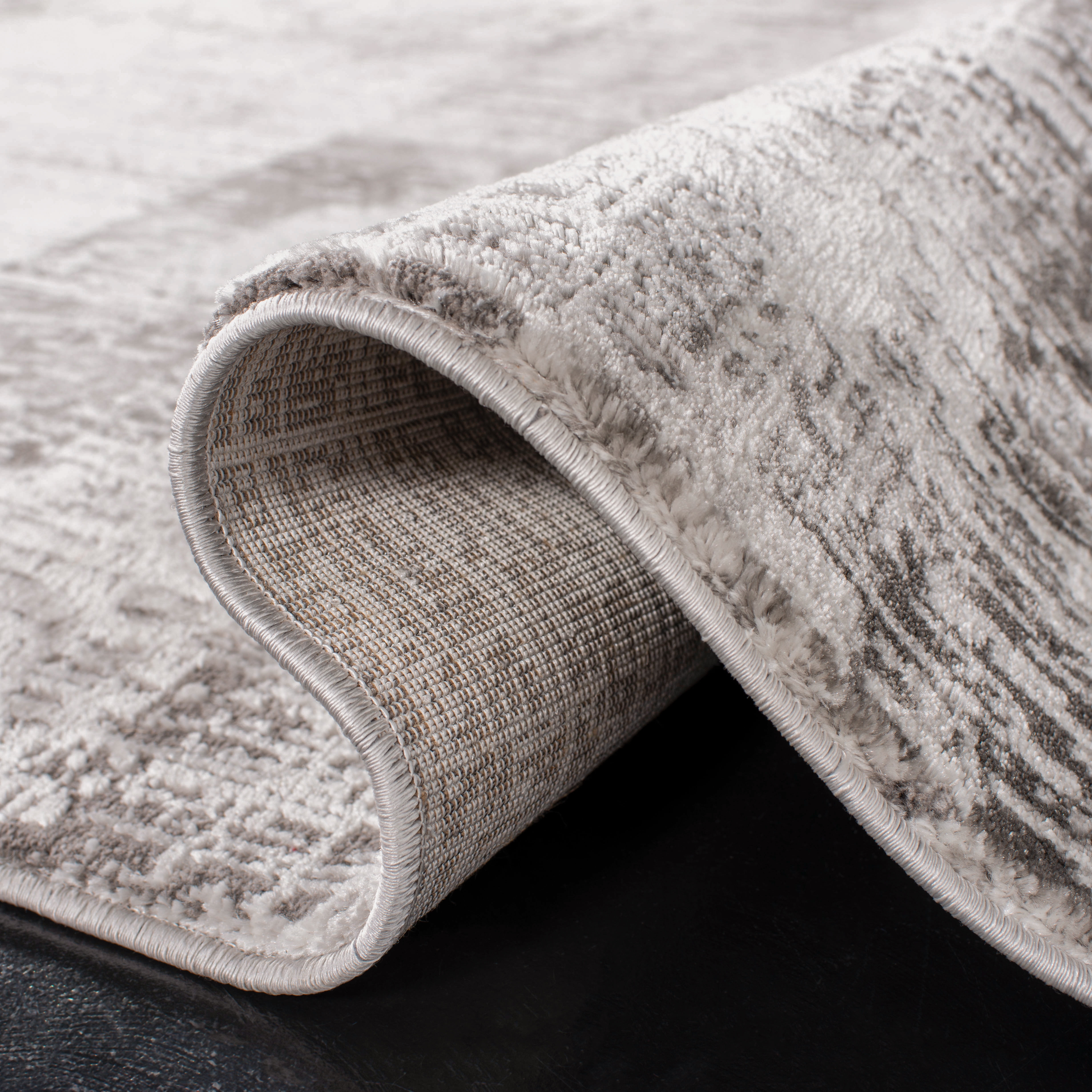 SAFAVIEH Craft Emmet Faded Abstract Area Rug, Grey/Dark Grey, 12' x 15'