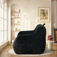 thumbnail image 4 of Oversized Corduroy Bean Bag Chair with Memory Foam, Adult Lazy Sofa with Armrests Perfect for Bedroom, Living Room or Office, 4 of 7