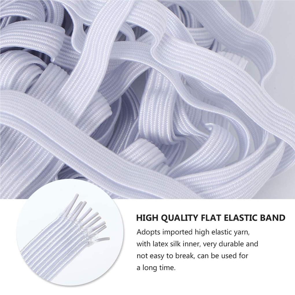 40 Cordons Élastiques Réglables 10 Couleurs – Bande Élastique Masque & Couture, Longueur Ajustable Pour Bricolage