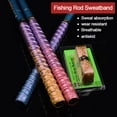 thumbnail image 3 of Gradient Colorful Thickened Sport Fishing Rod Sweatband Anti-Slip Sweat Tape Wraps Badminton Tennis Racket Grip Tape 6, 3 of 6