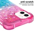 thumbnail image 3 of Funda para iPhone 12 Mini Transparente con Brillos Carcasa Protectora Antigolpes con Glitter Brillante, 3 of 5
