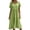 Army Green, variant on CIENVNSTG Women's Casual Dresses Solided Color Spring Breathable Beach Dress Lightweight Versatile Cocktail Dresses for Women M