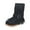 Black, variant on asdoklhq Boots Under $15,Tassel Boots for Women Suede Ankle Booties Winter Round Toe Vintage Fringe Mid-Calf Flat Shoes