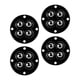 thumbnail image 5 of Ruedas giratorias DYNWAVEMX 4x Ruedas universales 360 grados Mini ruedas giratorias acero negro, 5 of 8