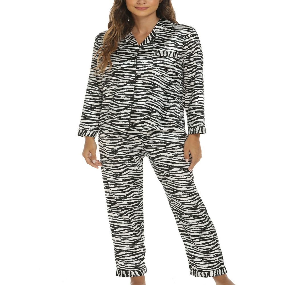 Ensemble De Pyjama D'été Pour Femme, Chemise à Manches Courtes Et