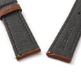 thumbnail image 3 of New Crazy Horse Leather Leather Strap Universal Soft Quick-release Retro Strap Frosted Cowhide 18-22mm, 3 of 7
