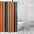 thumbnail image 2 of Shower Curtain for Bathroom Waterproof Fabric, Mexican Serape Stripes Shower Curtains Bathtub Curtain with 12 Hooks, 60 x 72 Inch for Bath Hotel Room Home Decor, 2 of 6