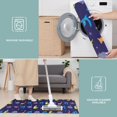 thumbnail image 6 of DarkBlue Dinosaurs with Shapes Pattern Kitchen Rugs Sets Of 3,Kitchen Runner Rugs Non Skid Washable,Decorative Kitchen Floor Mats for Kitchen,Sink,Laundry,17"x30"+ 17"x47" + 17"x59", 6 of 6