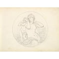 thumbnail image 2 of Frederic Leighton 24x19 Gold Ornate Framed and Double Matted Museum Art Print Titled - Venus and Cupid (ca. 1849), 2 of 4