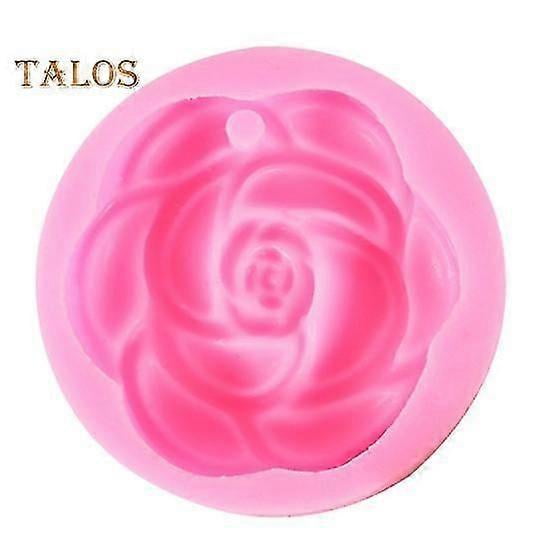 Casting Mould Food Grade Bakeware Eco-friendly Practical Camellia-shaped Fondant Cake Chocolate Mold Bakery Supplies