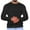 Black, variant on safuny Men's Crew Neck Sweatshirts Loose Sweaters Basic Shirts Big&Tall Outwear Plaid Pullover Fashion Casual Activewear Long Sleeve Sports Knitted Tops Fall Winter Black L
