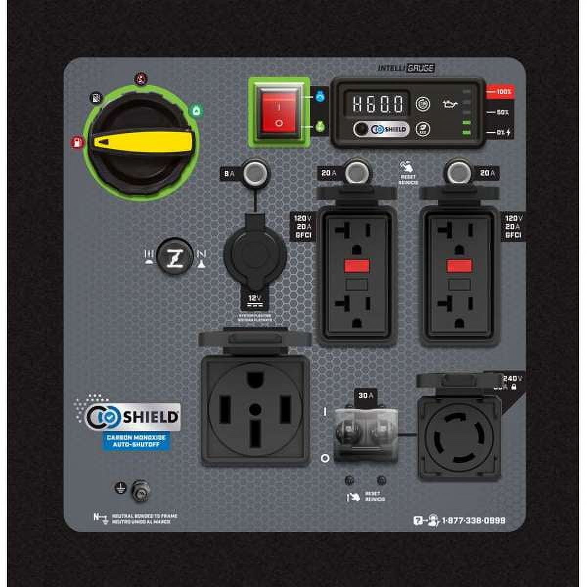 Champion Power Equipment 11,000-Watt Electric Start Dual Fuel Home Backup Portable Inverter Generator with Quiet Technology and CO Shield®