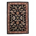 thumbnail image 1 of Plow & Hearth McLean Wool Rug, 2'3"x 8' Runner - Black, 1 of 2