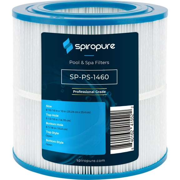 SpiroPure Replacement for Jacuzzi CFR 50 Unicel C-9650 Pleatco PJ50-4 Hot Tub Spa Pool Filter Replacement Cartridge