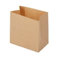 thumbnail image 2 of Bag Tek Kraft Paper Small Snack Bag - 4" x 2 1/4" x 3 3/4" - 100 count box, 2 of 10