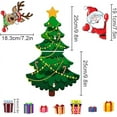 thumbnail image 6 of Christmas Themed Magnetic Sticker DIY, 2025 New Refrigerator Magnets Christmas Tree, for Refrigerator Wardrobe Door Car Metal Door Decor, Water Proof, 6 of 6