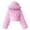 Pink, variant on Women's Soft Hooded Jacket Cozy Winter Warmth Long Sleeve Outerwear For Everyday Comfort