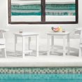 thumbnail image 2 of Juego de mesas auxiliares para exteriores LUE BONA HDPS White (2 unidades), 2 of 7