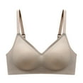 thumbnail image 1 of Brasier Mujer Sujetador sin Costuras para Mujer con Pequeño Push up y Soporte Suave Secundario sin Aros Extra Grande, 1 of 2