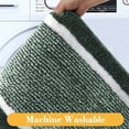 thumbnail image 7 of 4 Piece Bathroom Rug Set with Toilet Lid Cover, Bathroom Rugs, Shower Mats, 4 Piece Microfiber Plush Absorbent and Non Slip, Complete Bathroom Decor for Families, Bath Mat Set, Black, 7 of 7