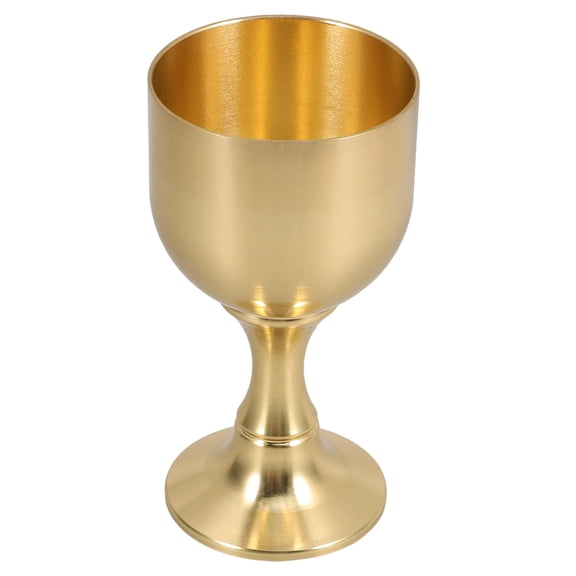 Masteelf Traditional Goblet Vintage Copper Liquor Cup Delicate Wine Goblet Retro Cup