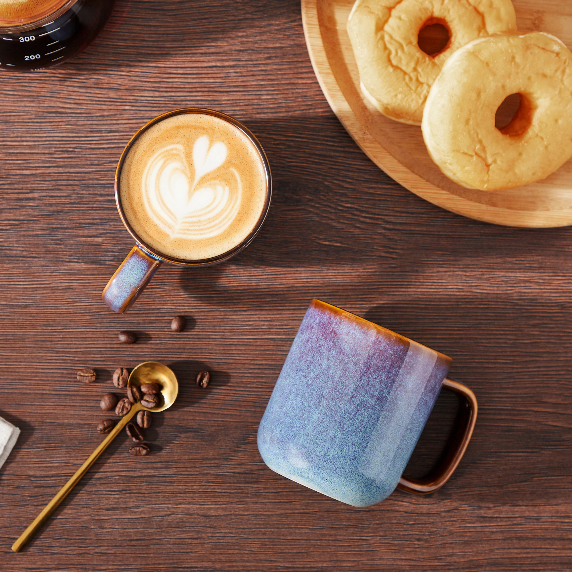 Malacasa Ceramic Coffee Mugs Set of 4, 12 oz photo 5