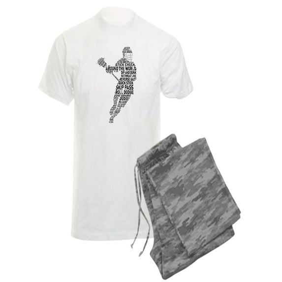 CafePress - Lacrosse LAX Player - Men's Light Pajamas