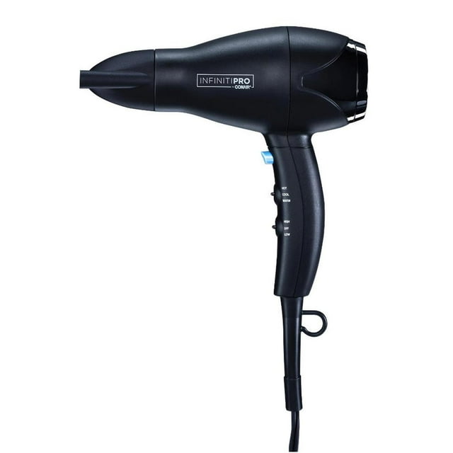Secadora de Cabello Conair Plegable Iones Compacta Ligera Viaje Negro MODERNO