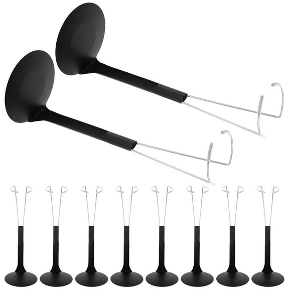 Worgeous  10 Pcs Flight Stands for Action Figures Display Plush Toys Black