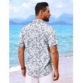 thumbnail image 4 of COOFANDY Men's Hawaiian Shirt Short Sleeve Tropical Shirts for Men Beach Shirt Resort Wear, 4 of 6