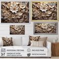 thumbnail image 4 of Designart "Organic Patterns In Flourishing Florals" Flowers Floater Framed Wall Art Prints, 4 of 5