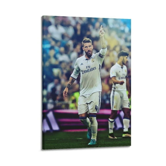 Sergio Ramos Poster Poster Album Cover Posters for Bedroom Wall Art Canvas Posters Music Album Cover Poster