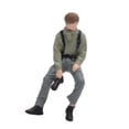 thumbnail image 4 of Modelo de fotógrafo masculino a escala 1:64, figura de fotógrafo sentado, escena de diorama, figura de resina, para micro paisaje de maquetas de ferro, 4 of 9