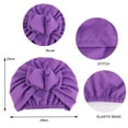 thumbnail image 4 of TRUBKH Bandana Headbands for Women Sweat Band for Women Bandanas Women's Headbands Chemo Hats for Women Nurse Headbands for Women Womens Head Scarf Purple One Size, 4 of 4