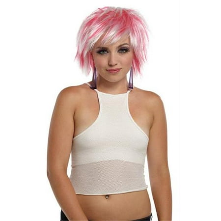 Punky Pixie Wig White-Hot Pink