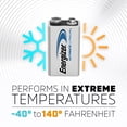 thumbnail image 3 of Energizer Ultimate Lithium 9V Battery, Long-Lasting Power, 100% Leak Proof Design, 10-Year Power Storage, 1-Pack, 3 of 7