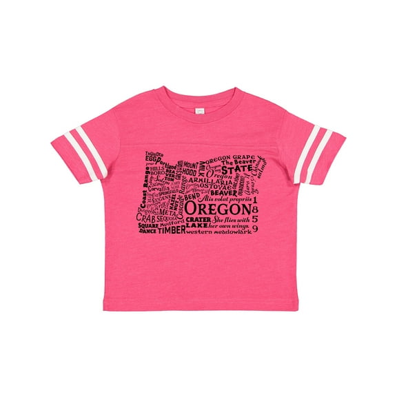 Inktastic Oregon Word Salad- State Outline Boys or Girls Toddler T-Shirt
