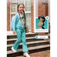 thumbnail image 4 of Disney Princess Jasmine Girls Shirts Tie Front Top Flare Pants Fall 2 Piece Outfit Toddler Kids 3-4T, 4 of 10