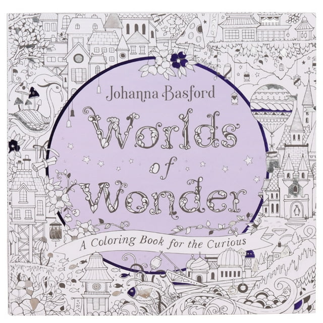 Libro para colorear Worlds of Wonder para adultos y alivio del estrés